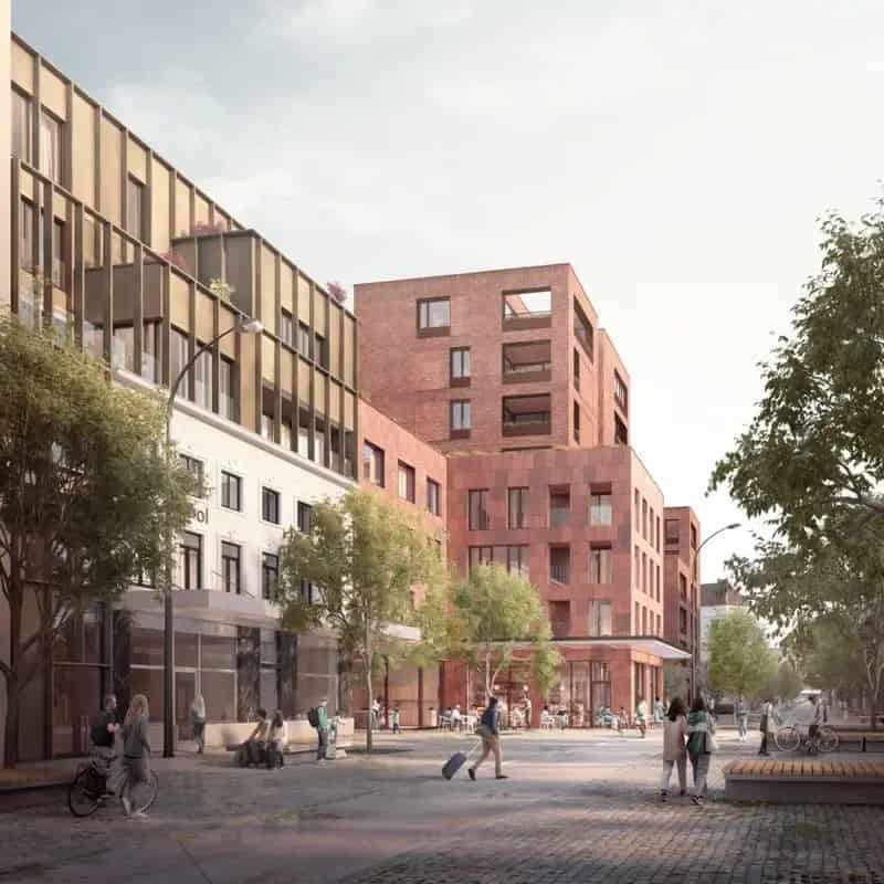COMMERCIELE RUIMTE voor dienstverlenende functie met terras op toplocatie, 154m² - Res. B'HIVE