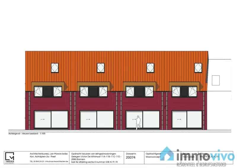 Nieuwbouw casco woning met 4 slpk's en tuin