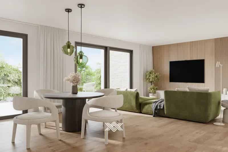 Energiezuinig en landelijk wonen in het centrum van Kruishoutem - 6% btw mogelijk - Appartement te koop