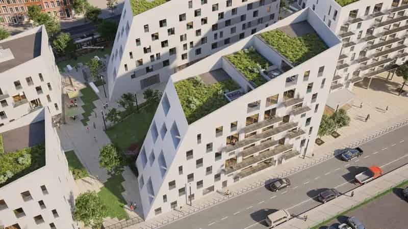Nieuwbouw gelijkvloersappartement te koop in Liège