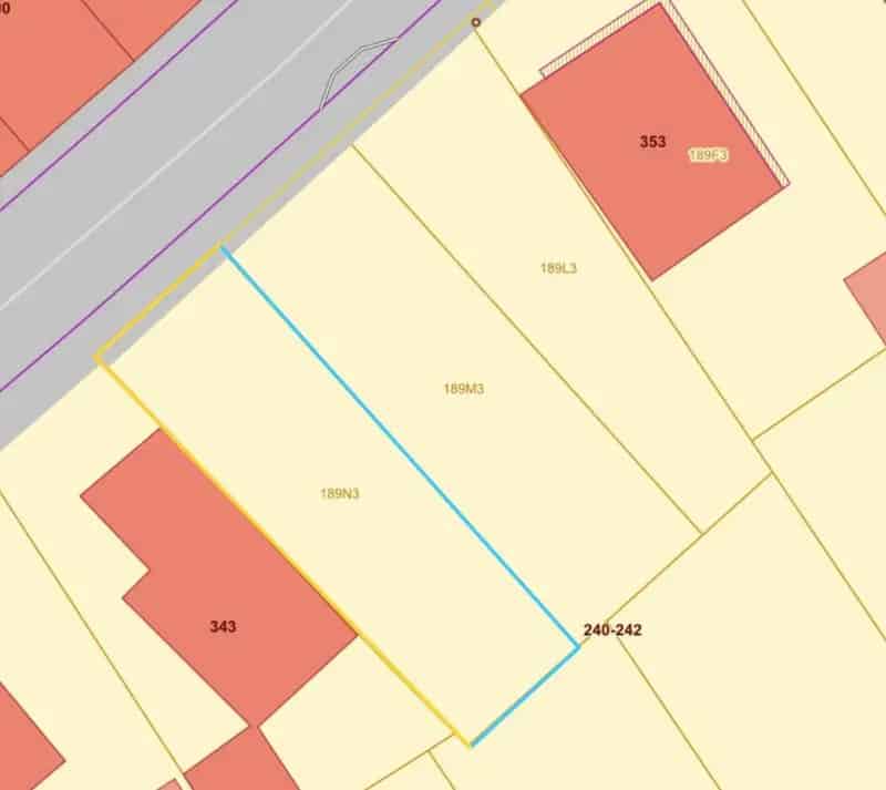 Gunstig gelegen perceel bouwgrond van 02a19ca - perceelsbreedte van 8,4m