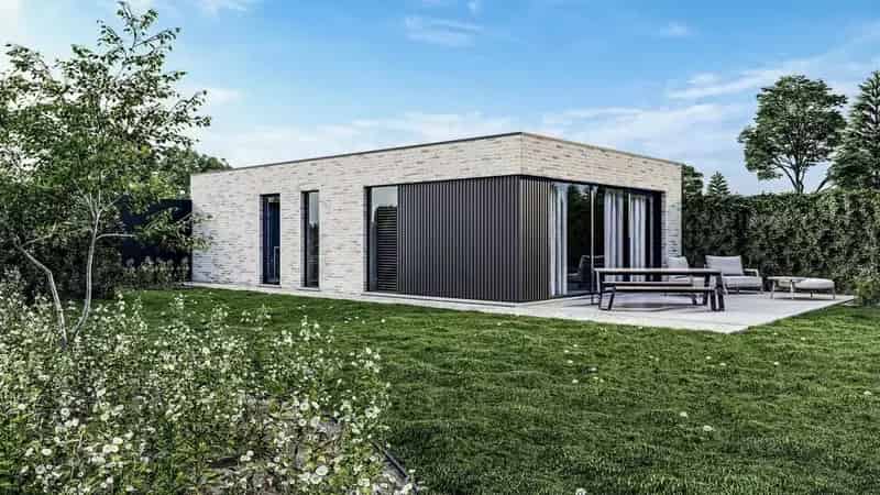 Nieuwbouwwoning, open bebouwing, 2 slpk, te Walshoutem