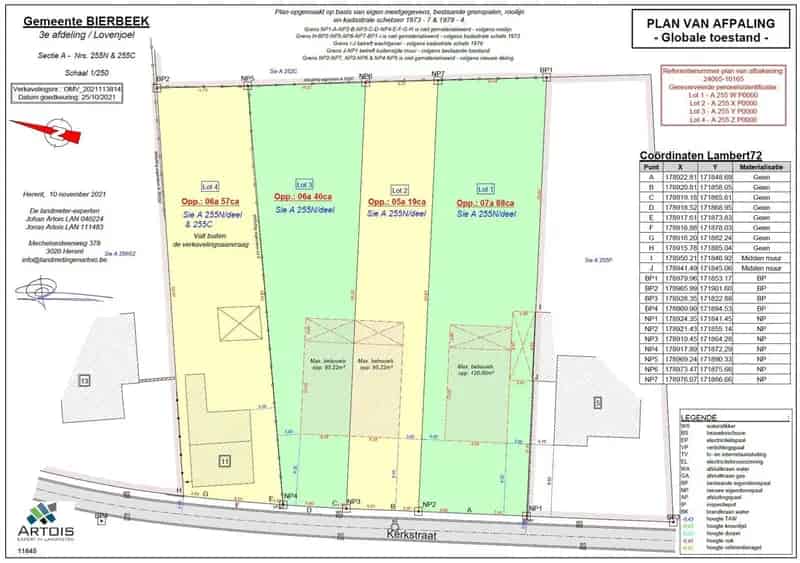 Goed Gelegen Projectgrond Met 3 Aparte Bouwloten Te Bierbeek