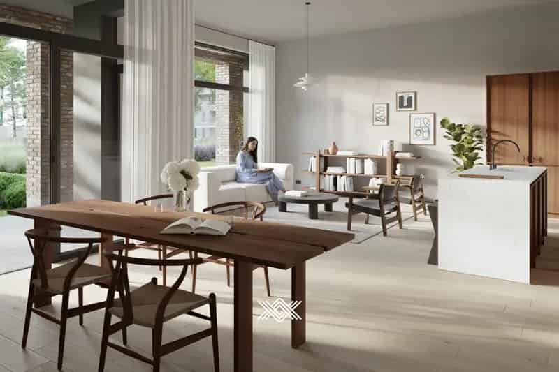 Maisonnette te huur 3 slaapkamers parktuin Gent