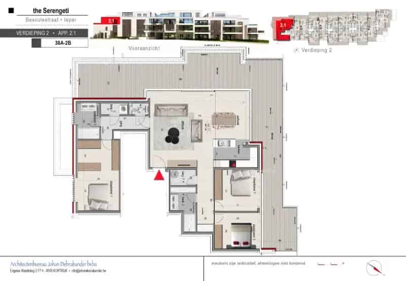 Nieuwbouw appartement te koop in Ieper