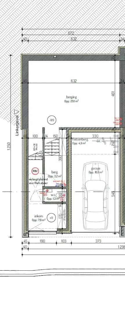 Sleutel-op-deur afgewerkt nieuwbouw stadwoning met 3 slaapkamers, tuin en parking te centrum