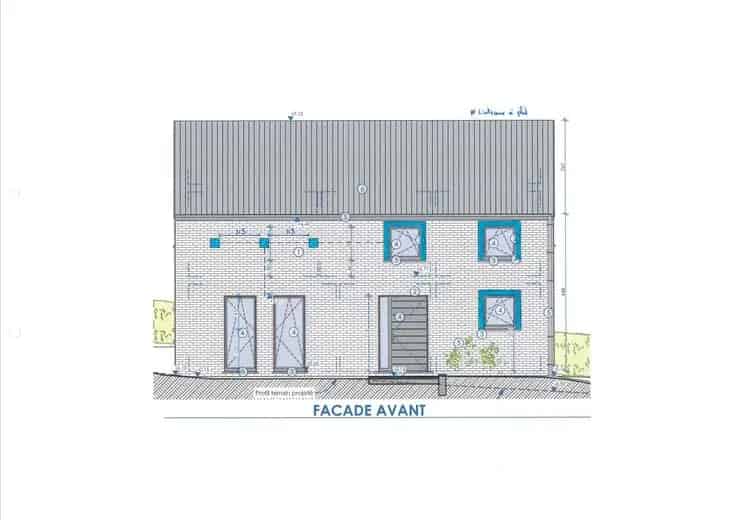 Moderne 4 Slaapkamers Huis te Koop Nabij Ciney