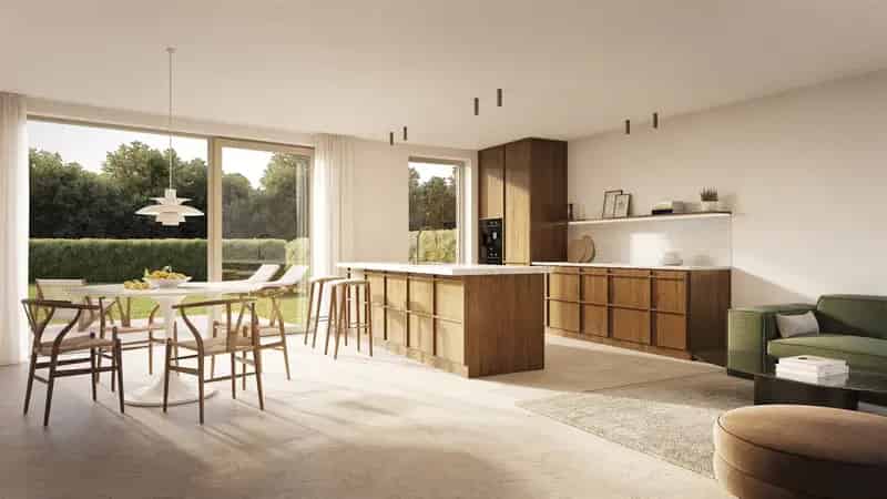 Moderne 3 Slaapkamer Schakelwoning Privétuin Sint Amandsberg