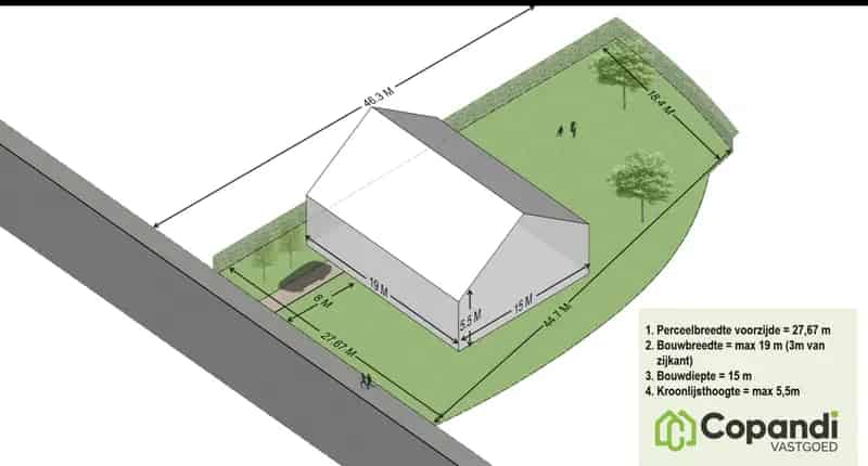 Bouwgrond voor open bebouwing van 11a08ca te Tremelo - Baal