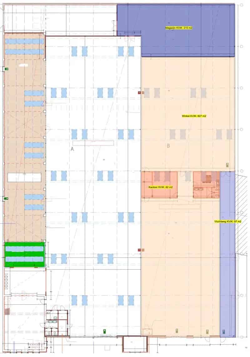 Winkelpand met showroom & magazijn te huur – Lier (1.000 m²)