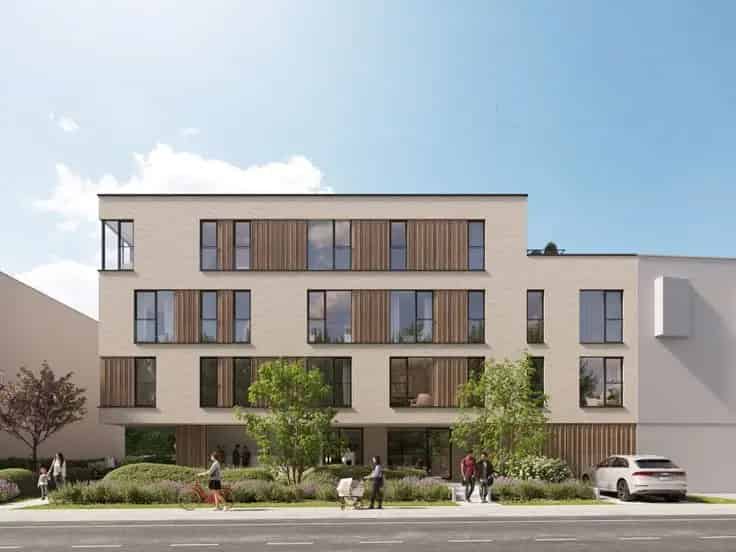 Nieuwbouw Appartement Brugge 85m2 2 slaapkamers Terras