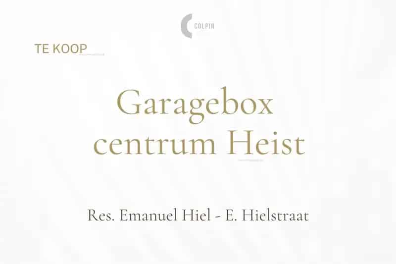 Garage / garagebox te koop Knokke-Heist