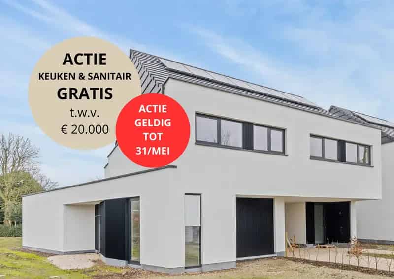 Energiezuinige nieuwbouwwoning in het pittoreske Machelen
