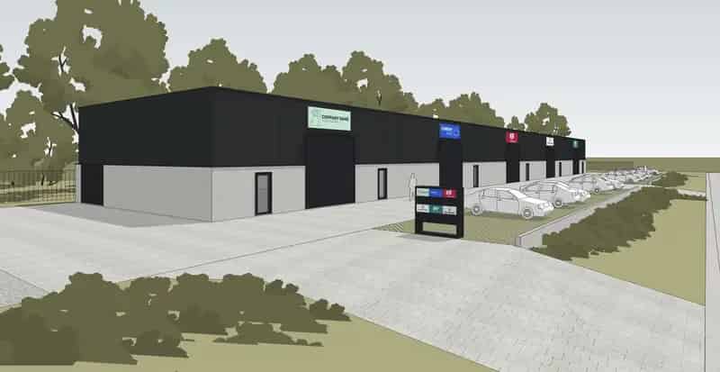 Nieuwe KMO-unit van 225m² op bedrijventerrein in Lanklaar!