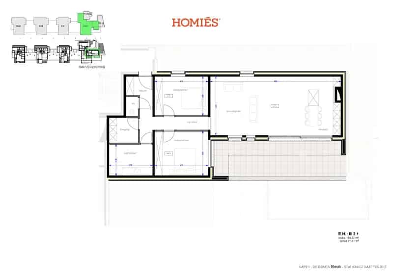 Appartement te huur