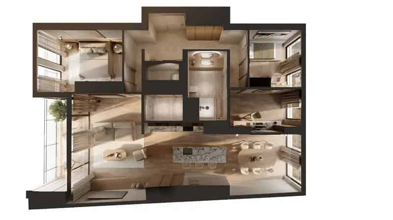 Appartement te huur