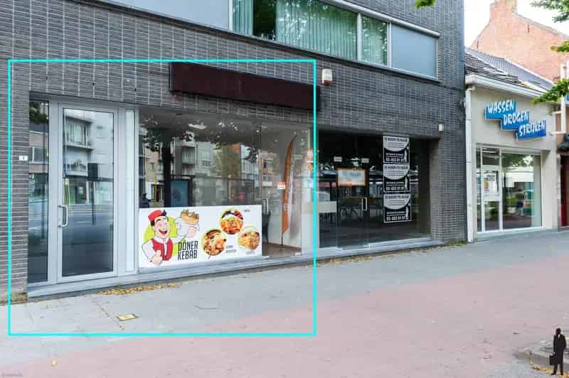 Commerciële (verhuurde) handelsruimte van 123m² centrum Brasschaat