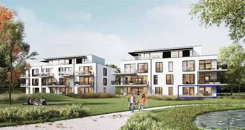 Gelijkvloers appartement te koop in Evergem