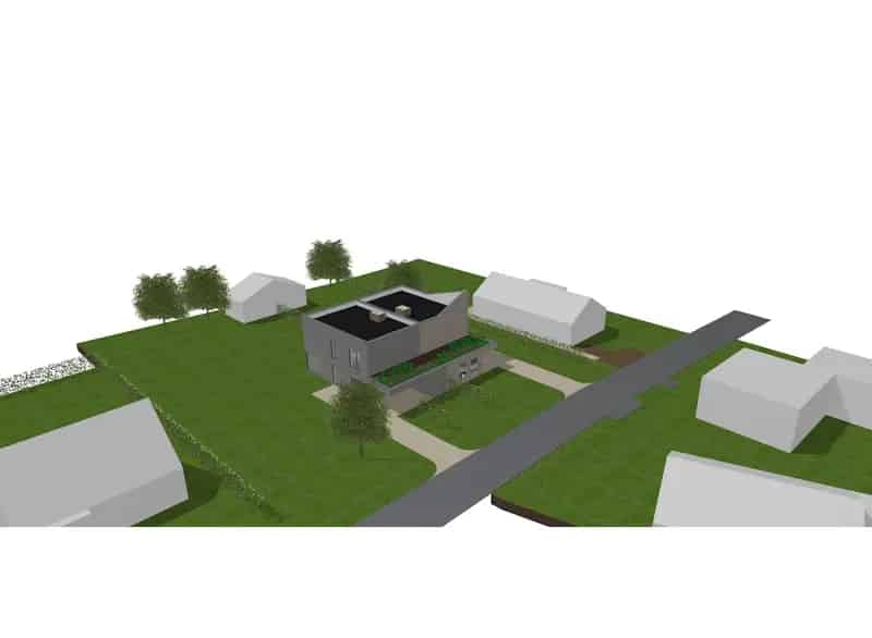 Bouwgrond te koop Sijsele 1297m² Halfopen Bebouwing