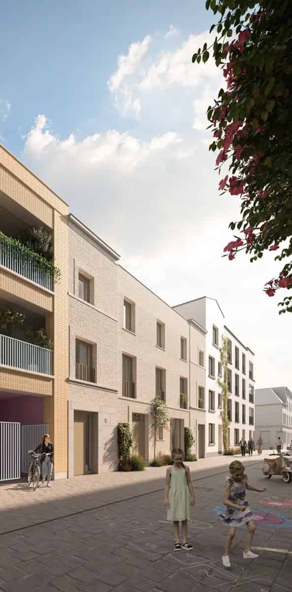 Appartement te Huur Eilandje: 2 Slaapkamers, Terras, EPC A