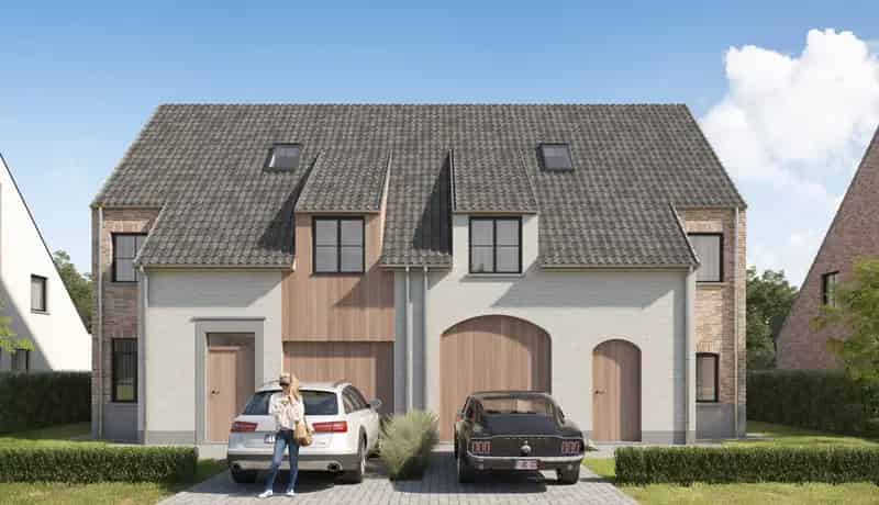 Landelijke, halfopen woning