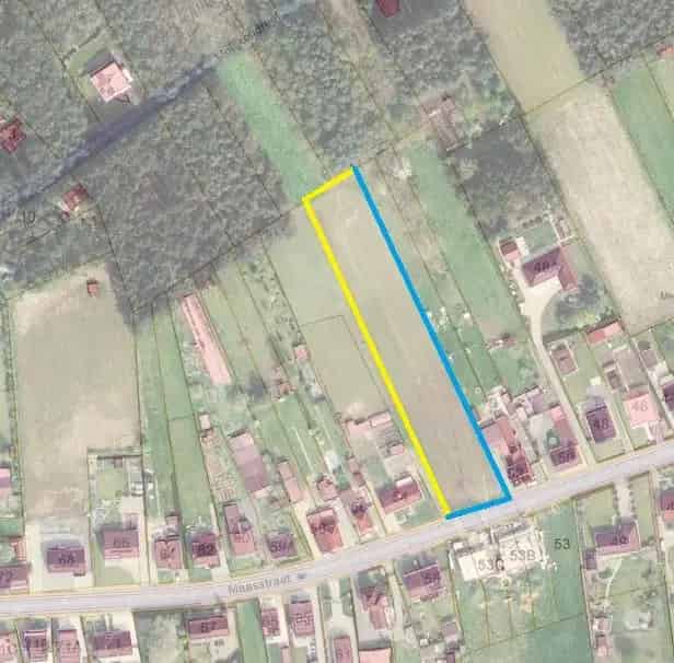 Prachtig perceel bouwgrond van 46a25ca (!) met groen uitzicht