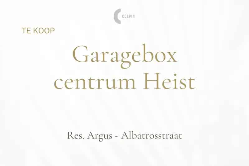 Ruime garagebox vlakbij de Zeedijk in Heist
