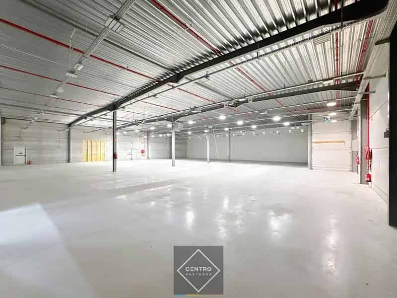 Instapklare OPSLAGRUIMTE (1.200m² - eventueel opsplitsbaar), toegankelijk voor opleggers langs De Torhoutsesteenweg (achter "Juntoo") te Oostende! Gemeenschappelijke parkeermogelijkheid rondom de gebouwen!