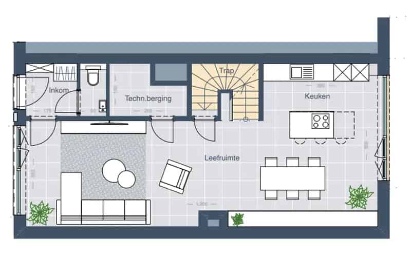 Woning E0.5 - Halfopen bebouwing met 4 slaapkamers