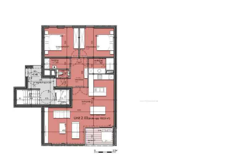Nieuwbouw appartement te koop in Kortemark