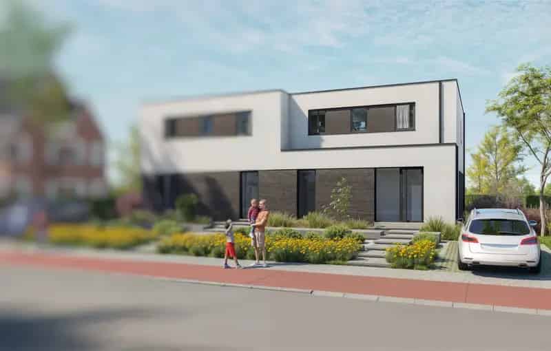 Moderne, energiezuinige (BEN) nieuwbouwwoning in het landelijke Kalfort