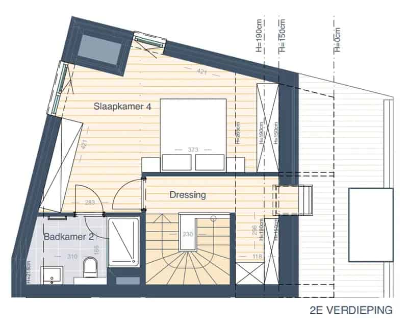 Woning E0.1 - Halfopen bebouwing met 4 slaapkamers