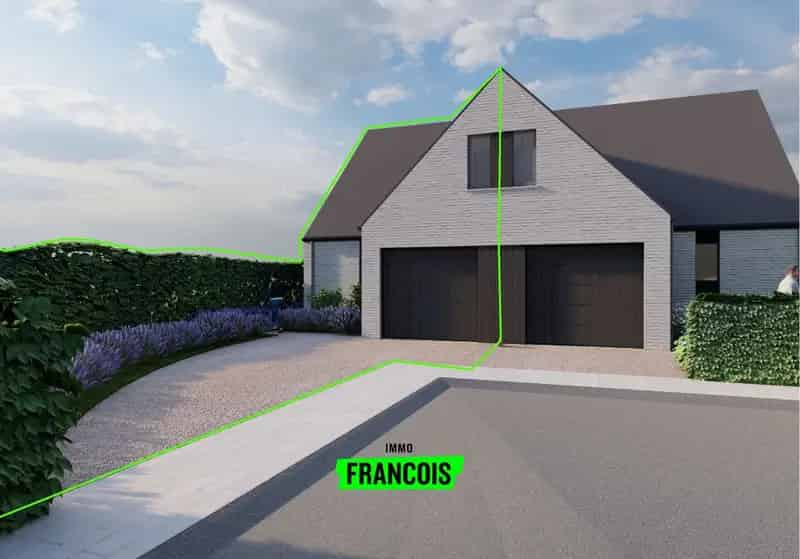 Halfopen kwalitatieve nieuwbouw in Wijtschate