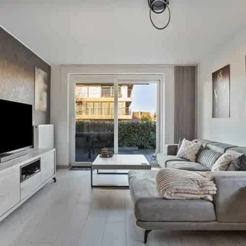 Instapklaar gelijkvloersappartement met tuin en terras in De Panne!