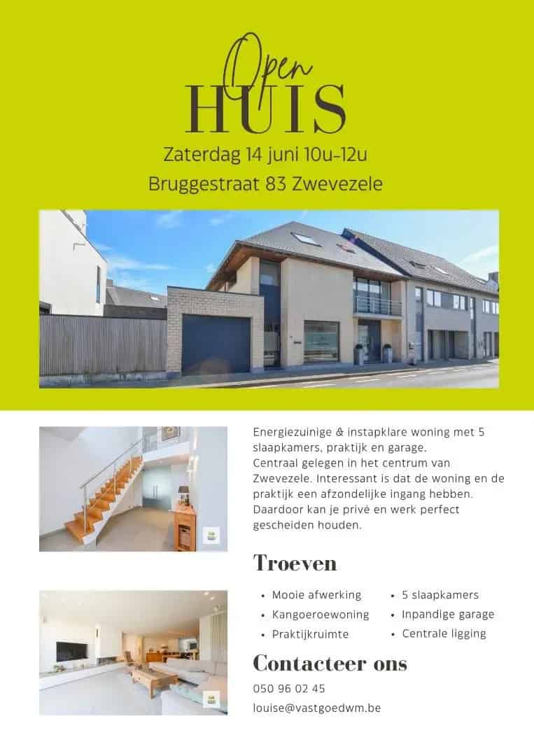 Energiezuinige woning 5 slaapkamers praktijk garage