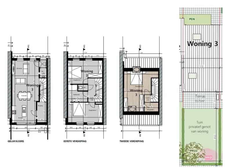 7 nieuwbouwwoningen