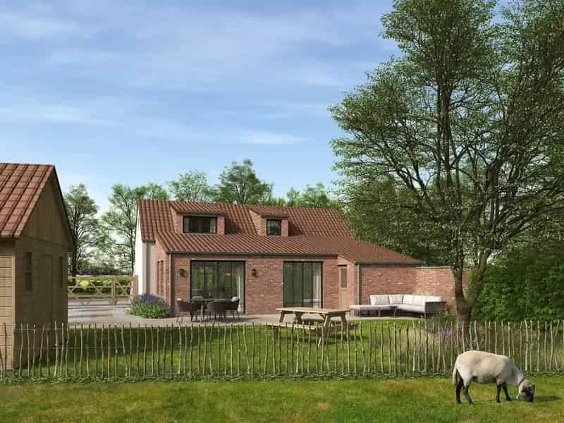 Bouwgrond open bebouwing met bouwvergunning - op grond van 480m²