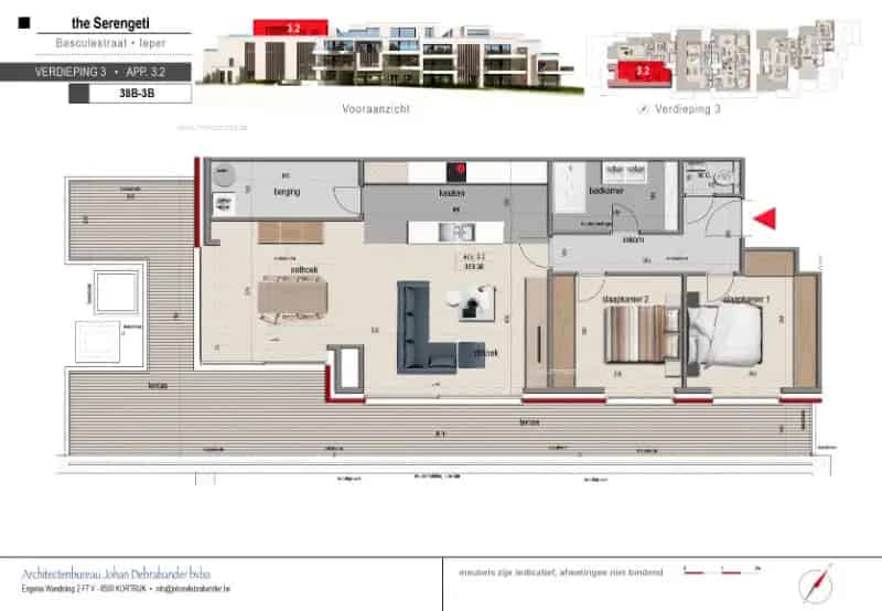 Nieuwbouw appartement te koop in Ieper
