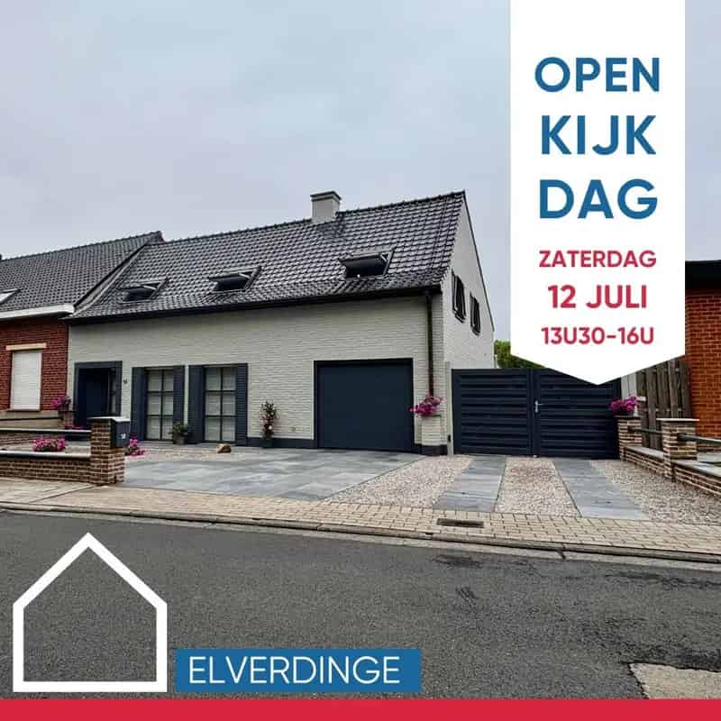 Ruime verzorgde half open woning met tuin en garage.