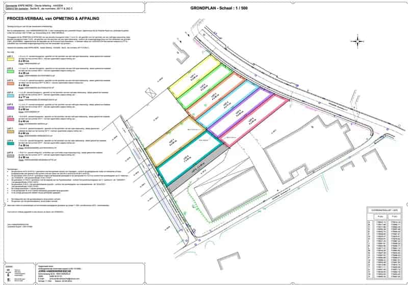 Bouwgronden voor HOB/OB met Z-gerichte terras/tuin (Aaigem)