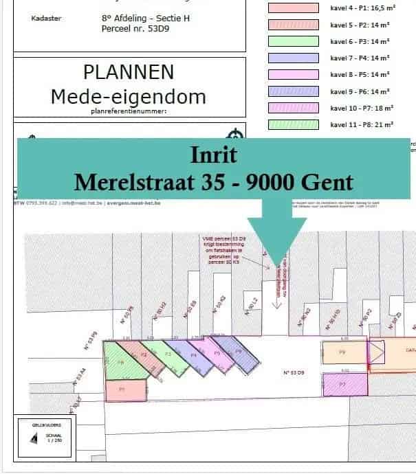 Autostaanplaats(en) te koop met topligging te Gent
