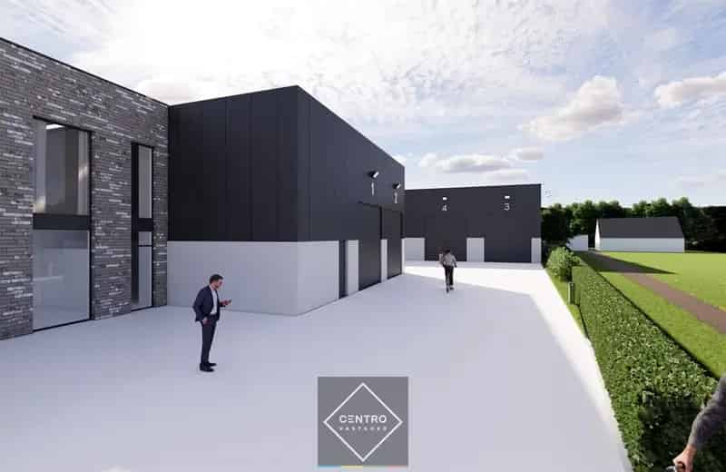 Magazijn met woonst te huur in Site Schaepbrugh Rumbeke