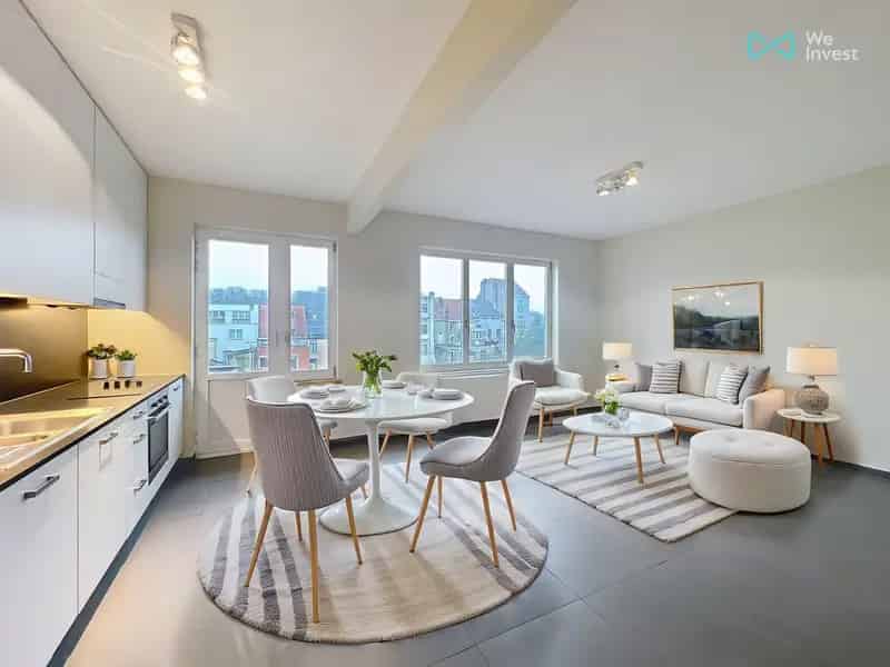 Appartement te koop Laeken 1 slaapkamer gerenoveerd