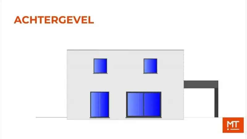 Alleenstaande nieuwbouwwoning met 4 slaapkamers, tuin en carport in de dorpskern van Passendale