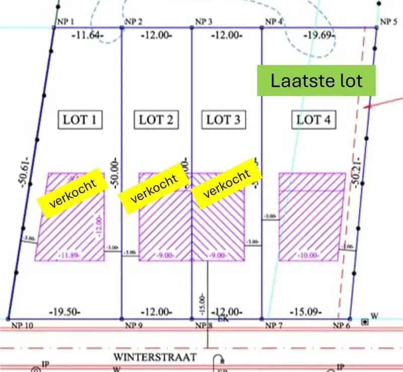Bouwgrond vrijstaande woning, zuidgericht en zeer rustige ligging met groen boszicht achteraan