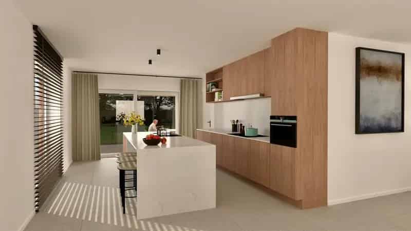 NIEUWBOUWWONING MET 4 SLAAPKAMERS OP RUSTIG DOCH CENTRAAL GELEGEN PERCEEL VAN 4ARE50CA