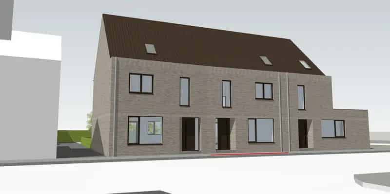 Hedendaagse nieuwbouwwwoning op een mooie woonlocatie in het hartje van Eksaarde