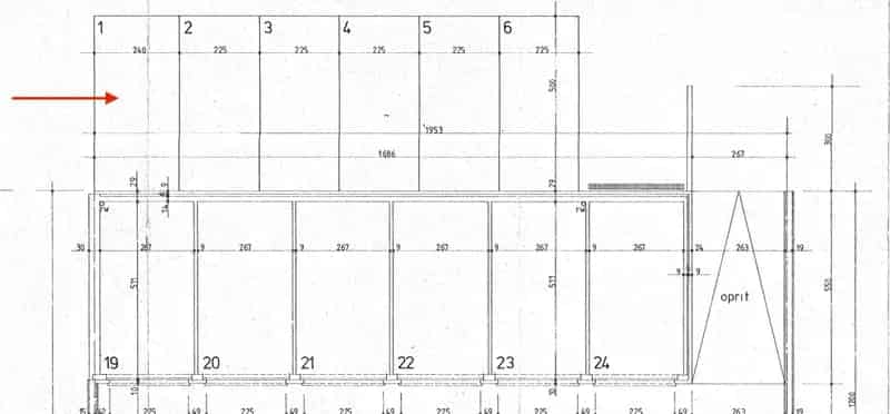 Open parkeerplaats op gunstige locatie