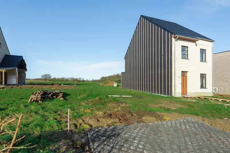 Bouwgrond halfopen bebouwing - topzicht- plannen aanwezig!