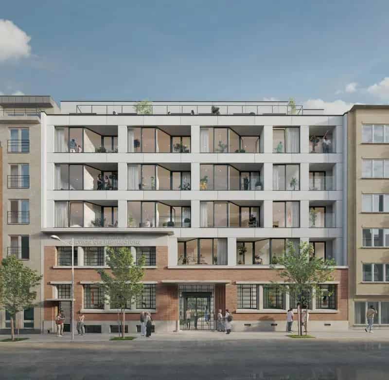 Appartement met één slaapkamer in Evere